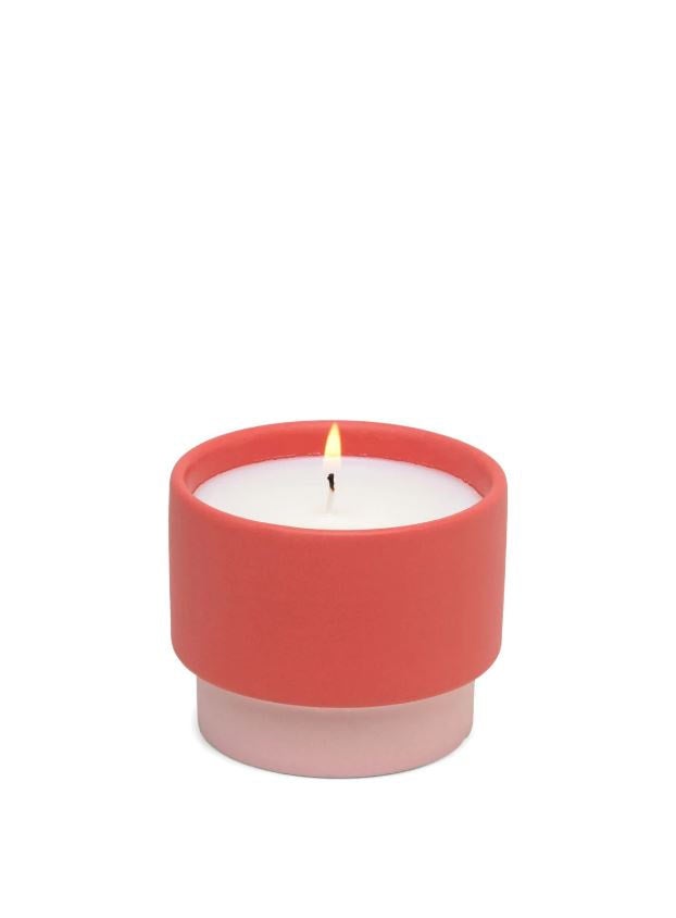 Paddywax Candle Colorblock Sparkling Grapefruit 6 oz